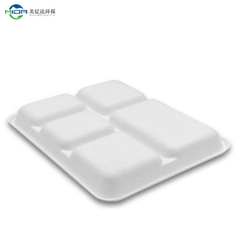 disposable food containers fast meal tray biodegra