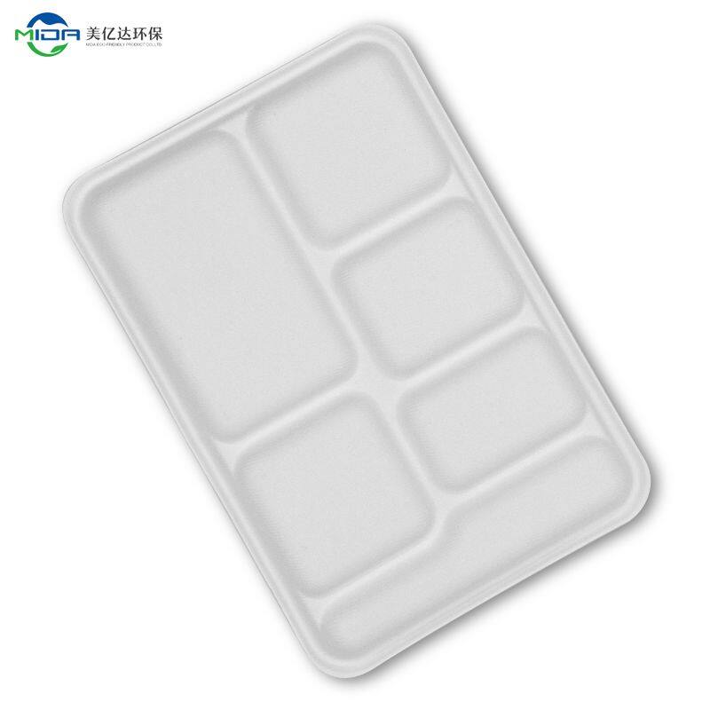 biodegradable 5 compartment trays