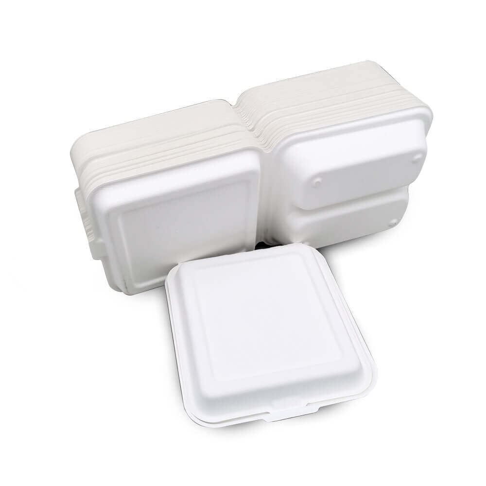 Biodegradable Disposable Heated Lunch Box For Food Packaging