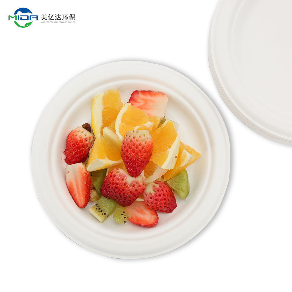 Go Green Tableware Food Containers 8" Round Plate