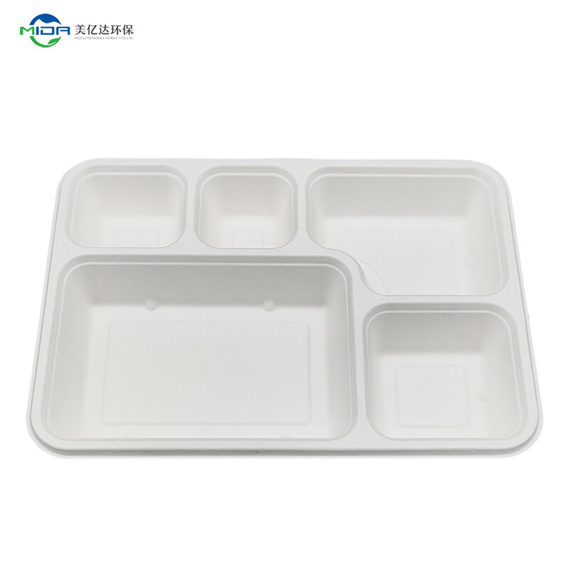 disposable biodegradable tray