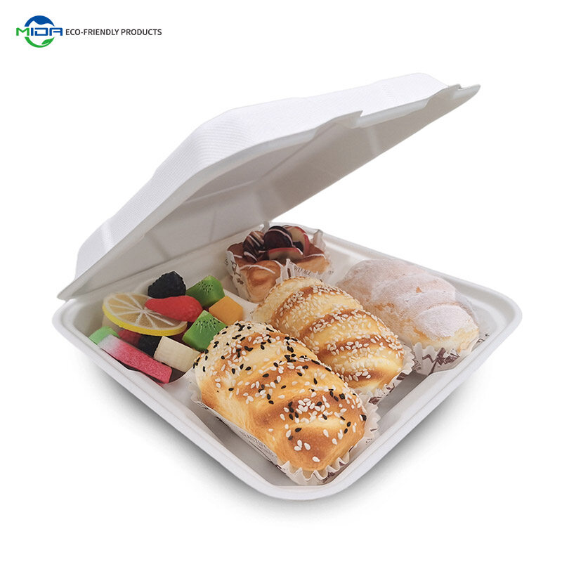 Biodegradable Dessert Boxes for Cupcake Cookie Pizza