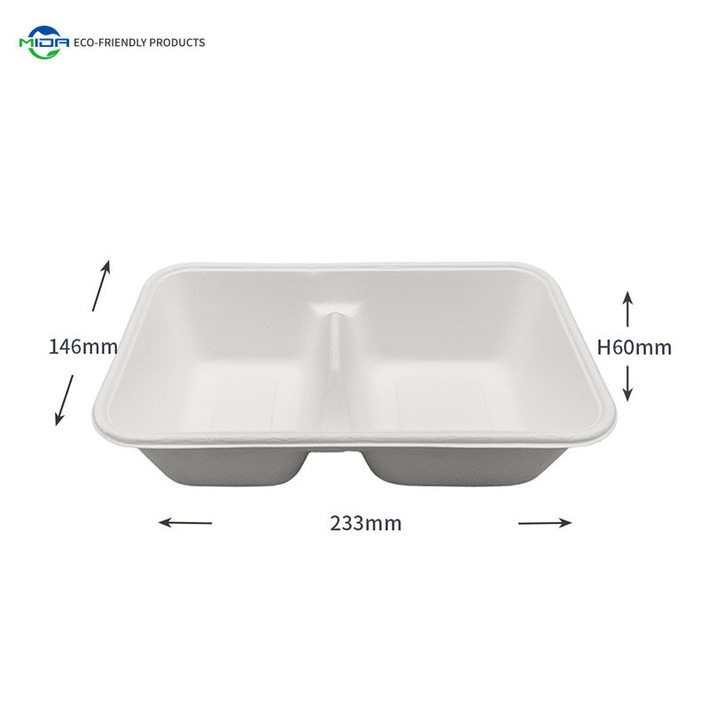 Compostable and biodegradable lunch box